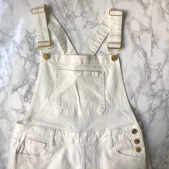 WeWoreWhat high rise skinny overalls - Picture 1 of 4